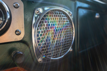 Retro speaker grill