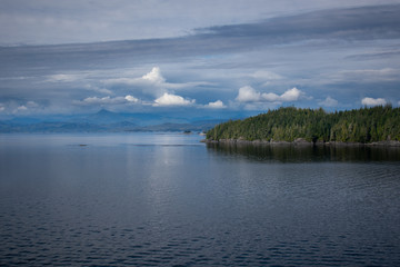 lake and blue sky