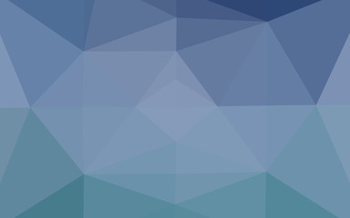 Light BLUE vector triangle mosaic texture. A vague abstract illustration with gradient. Textured pattern for background.