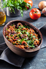 Giouvetsi - Greek beef and orzo stew