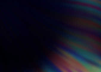 Dark BLUE vector template with lines, ovals. Modern gradient abstract illustration with bandy lines. Marble design for your web site.