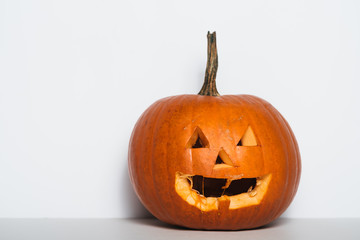 Jack O' Lantern Halloween bright background