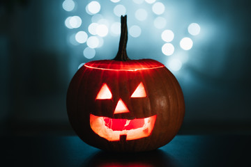Jack O' Lantern Halloween dark background
