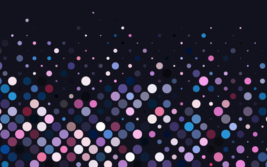 Light Blue, Red vector cover with spots. Abstract illustration with colored bubbles in nature style. Design for posters, banners.