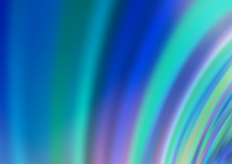 Light BLUE vector background with liquid shapes. Shining illustration, which consist of blurred lines, circles. The elegant pattern for brand book.