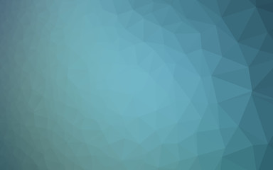 Light BLUE vector abstract mosaic backdrop. Colorful illustration in abstract style with gradient. The best triangular design for your business.