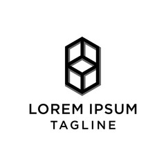 Geometric Logo Design Template Vector