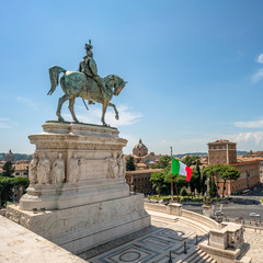 Fototapeta na wymiar Sculpture and Monument in Rome