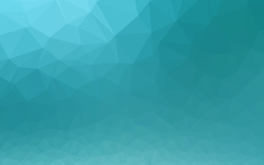 Light BLUE vector abstract mosaic pattern. A completely new color illustration in a vague style. Triangular pattern for your business design.