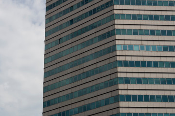 Fototapeta premium Genova city buildin facade