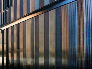 Architectural Detail of Building Facade.