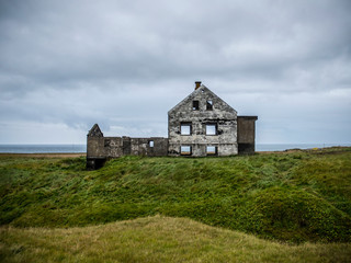 Ruins of abandoned home in Iceland