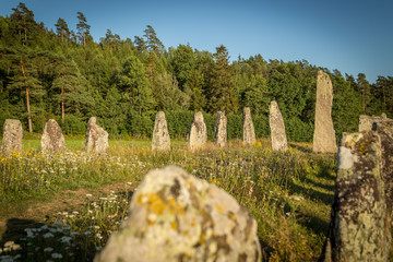 Schiffssetzung von Blomsholm, Schweden