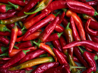 Red chili pepper background.
