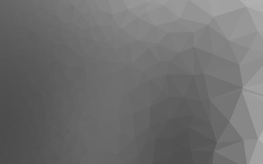 Light Silver, Gray vector low poly texture. Shining colored illustration in a Brand new style. New texture for your design.