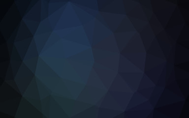 Dark BLUE vector polygon abstract backdrop. Brand new colorful illustration in with gradient. Brand new style for your business design.