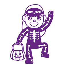 little girl with katrina costume character