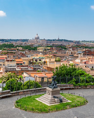 Fototapeta na wymiar Rome from the Rooftops