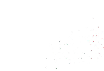 Light Multicolor, Rainbow vector pattern with music elements.