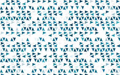 Fototapeta na wymiar Light BLUE vector pattern in polygonal style. Abstract gradient illustration with triangles. Pattern for commercials.