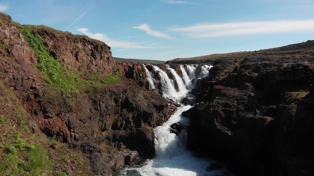 view of waterfall