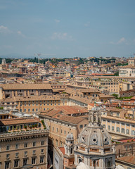 Fototapeta na wymiar Rome from the Rooftops