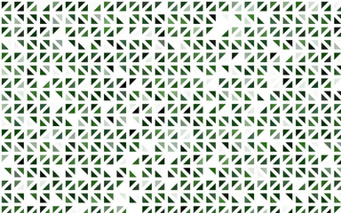 Light Green vector pattern in polygonal style. Illustration with set of colorful triangles. Template for wallpapers.
