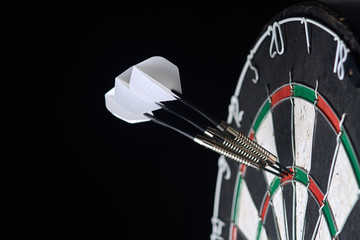 darts. three darts to triple