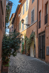 Fototapeta na wymiar Buildings and streets of Rome