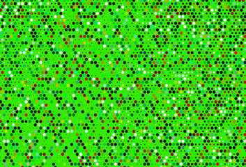 Light Multicolor, Rainbow vector pattern with spheres.