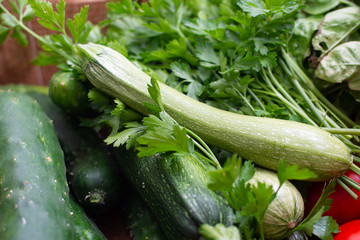 fresh seasonal vegetables, homemade garden vegetables