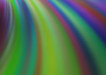 Light Green vector background with bent ribbons. Shining crooked illustration in marble style. Brand new design for your ads, poster, banner.