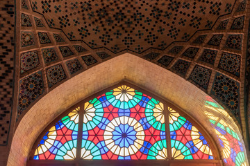 Ceiling of the mosque - Shiraz - Iran