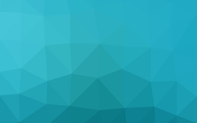 Light BLUE vector low poly layout. A completely new color illustration in a vague style. Completely new design for your business.
