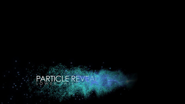Particle Reveal Lower Third