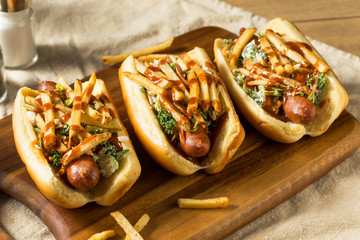 Homemade Cleveland Polish Boy Sandwich