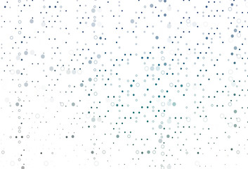 Light Blue, Green vector background with bubbles.