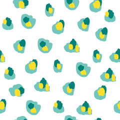 Childish wallpaper seamless pattern background. Abstract  swatch for design kids badroom wall, nappy, birthday card, textile etc.