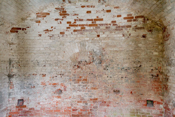 Fragment of brickwork of the old fortress