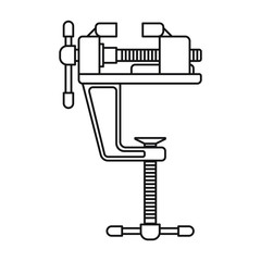 Mini Table Vise - Adjustable Metal Jaws Stable Rubb