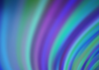 Light BLUE vector template with abstract lines. Shining crooked illustration in marble style. Pattern for your business design.