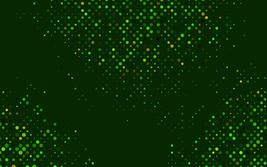 Light Green vector background with bubbles. Modern abstract illustration with colorful water drops. Design for posters, banners.