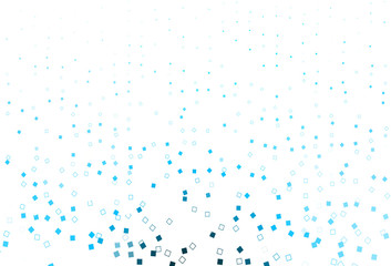 Light BLUE vector background with rectangles.
