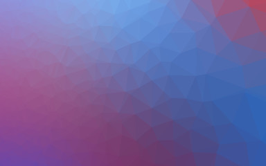 Fototapeta premium Light Blue, Red vector abstract mosaic pattern. An elegant bright illustration with gradient. Textured pattern for background.