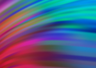 Light Blue, Red vector backdrop with bent lines. Colorful abstract illustration with gradient lines. Pattern for your business design.