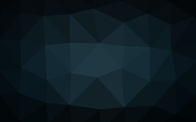 Obraz premium Dark BLUE vector abstract polygonal cover. Colorful illustration in Origami style with gradient. Brand new design for your business.