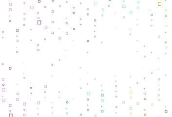 Light Multicolor, Rainbow vector template with square style.