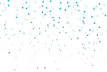 Light BLUE vector cover with polygonal style.