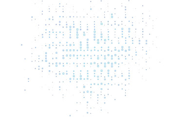 Light BLUE vector template with square style.