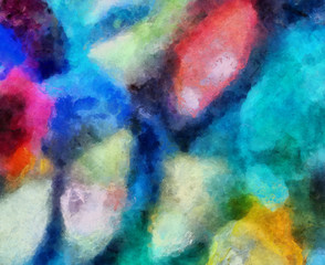Abstract art grunge texture background. Dirty pattern for graphic design. Creative painting wallpaper. Vintage oil painting on canvas. Simple close up backdrop.